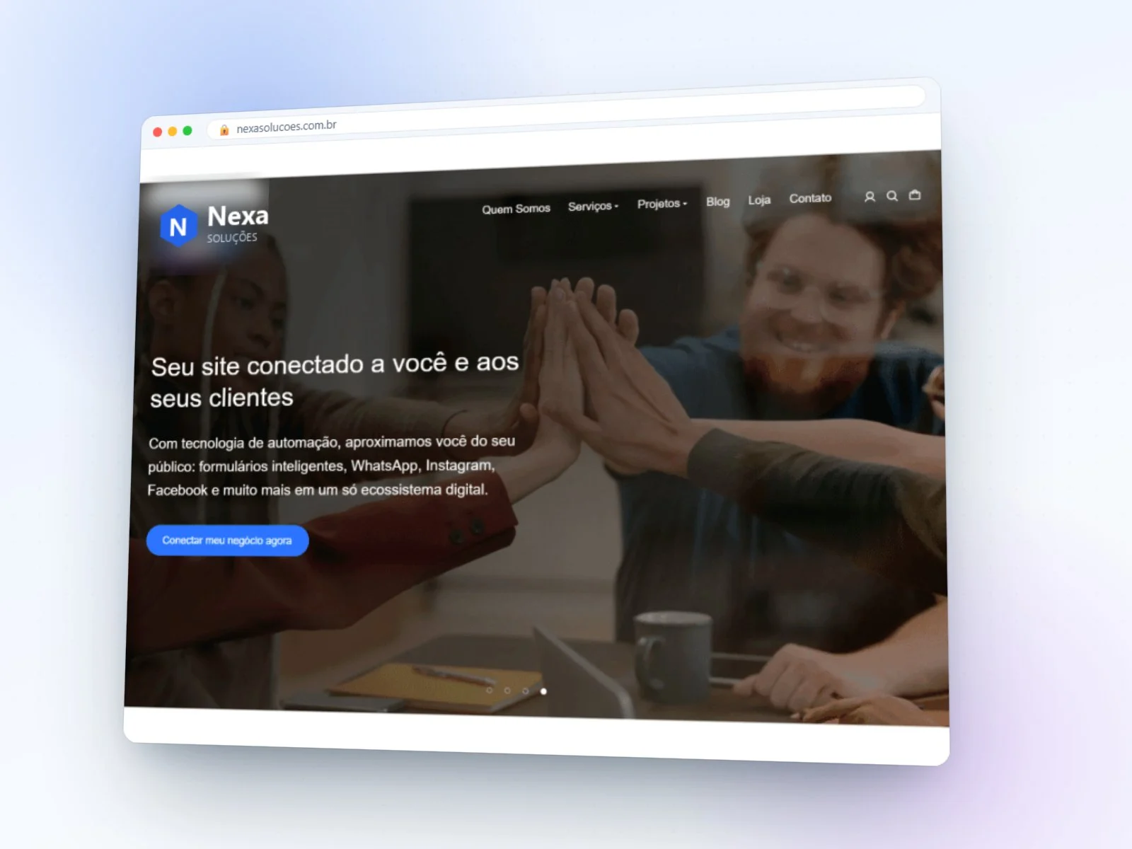 Site institucional — projeto gp2tech