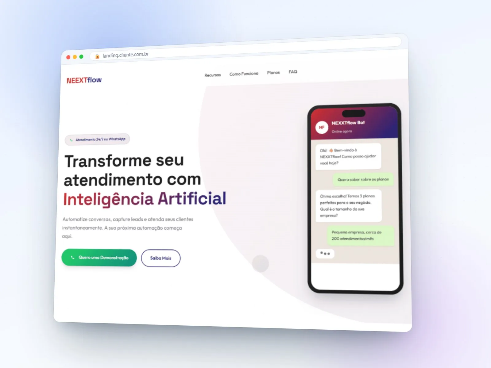 Landing page — projeto gp2tech