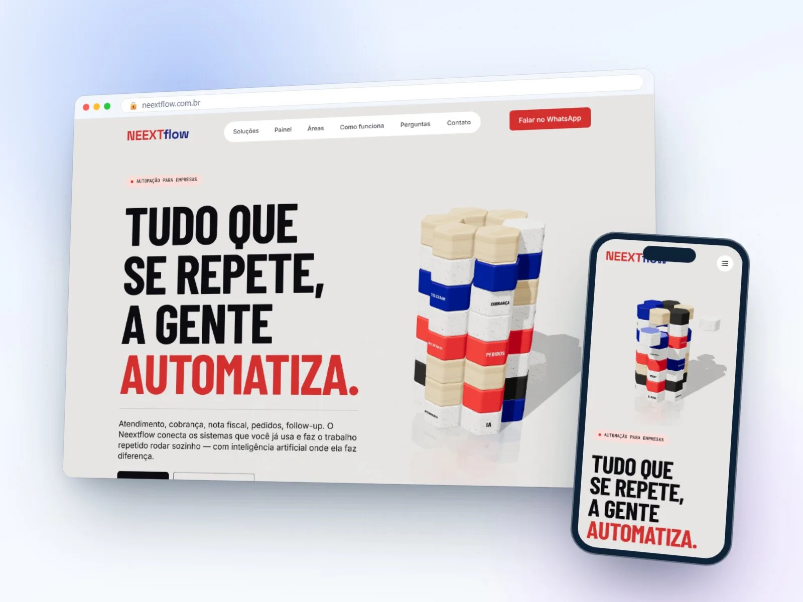 Neextflow · automação para empresas — projeto gp2tech