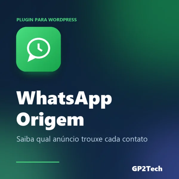 Capa do plugin gp2  whatsapp origem — plugin wordpress