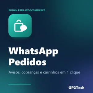 Capa do plugin GP2 - WhatsApp Pedidos — Plugin WooCommerce