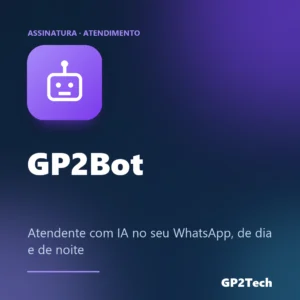 Capa: GP2Bot — Atendente com IA no seu WhatsApp