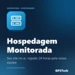 Capa: hospedagem monitorada — site vigiado 24 horas