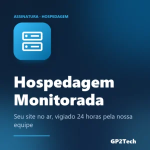 Capa: Hospedagem Monitorada — site vigiado 24 horas