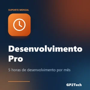 Capa: Plano Desenvolvimento Pro — 5 horas por mês