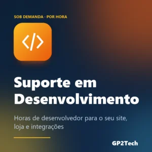 Capa: Suporte em Desenvolvimento — por hora