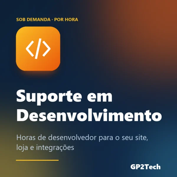 Capa: suporte em desenvolvimento — por hora